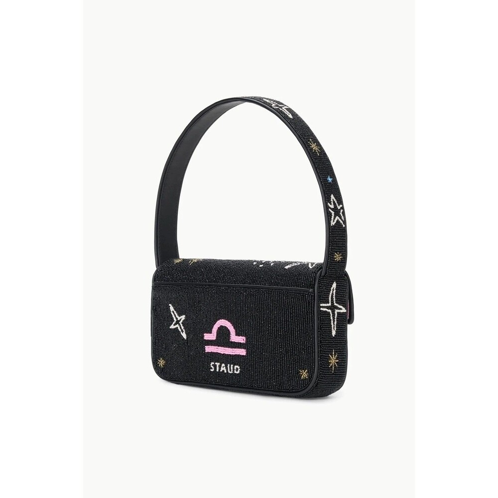 STAUD Beaded Zodiac Tommy Bag Libra Limited Collection NWT - Picture 4 of 4